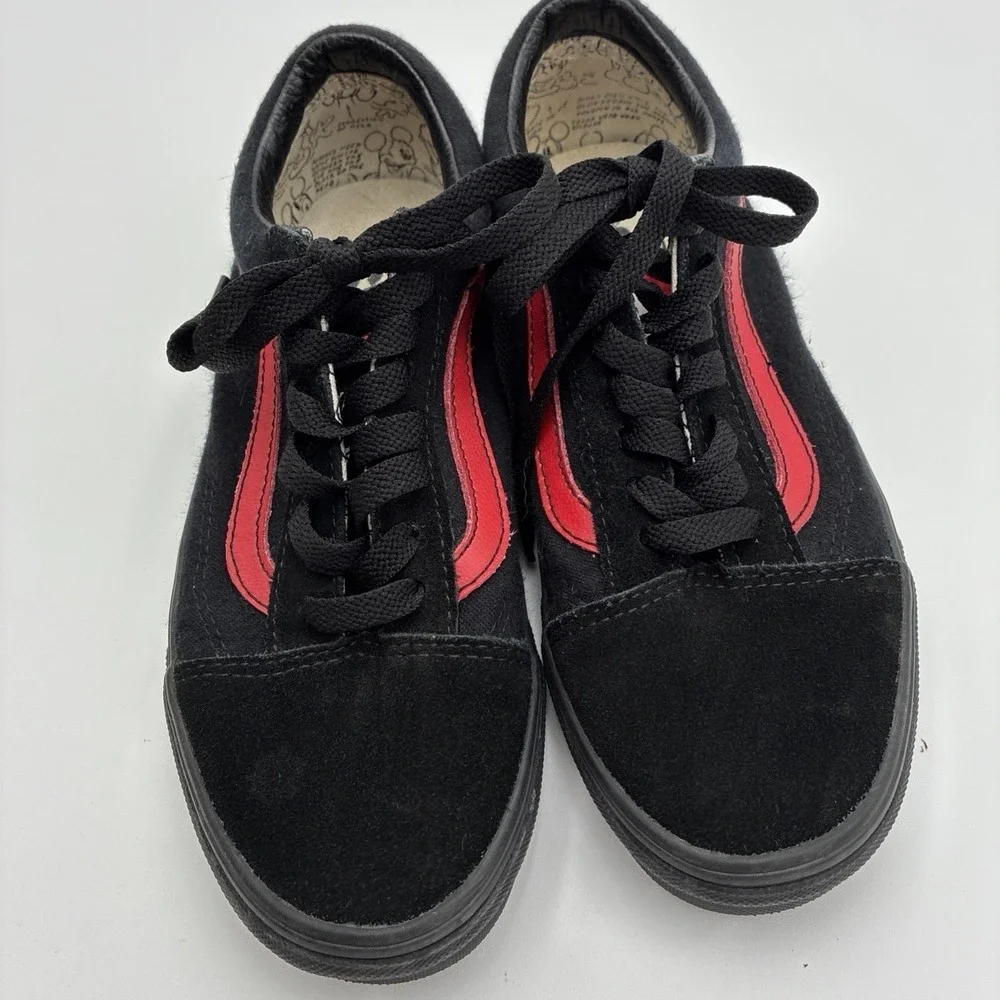 Vans Old Skool Disney Mickey Mouse 90th Anniversary Black Sneakers Mens 4.5 W 6